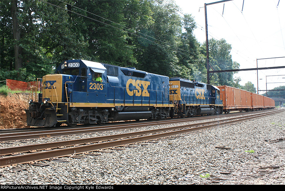 CSX Road Slug #2303 on Q706-11